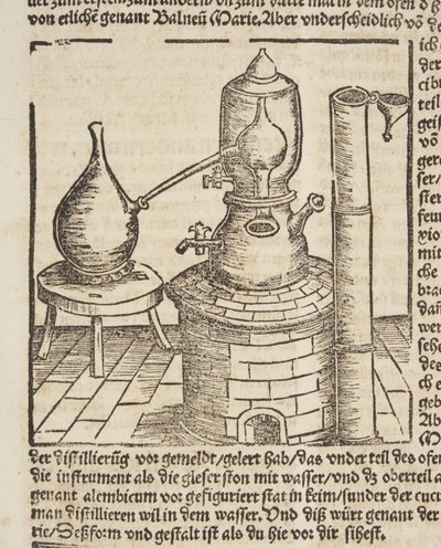 Destylacja Księgi autorstwa Hieronymus Brunschwig