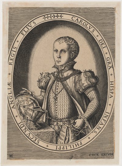 Don Carlos, książę Asturii autorstwa Hieronymus Cock