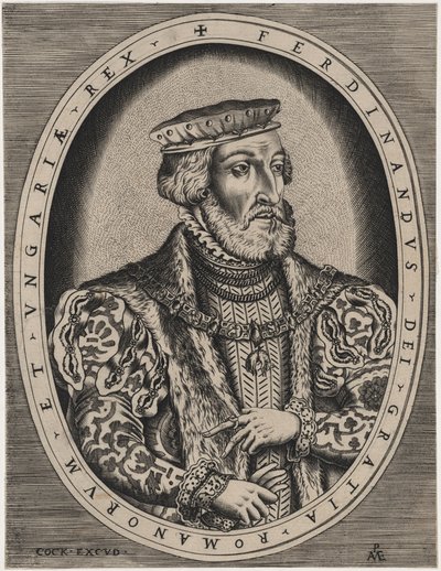 Ferdynand I., cesarz rzymski autorstwa Hieronymus Cock
