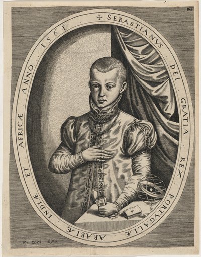 Sebastian, król Portugalii autorstwa Hieronymus Cock