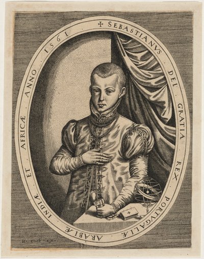 Sebastian, król Portugalii autorstwa Hieronymus Cock