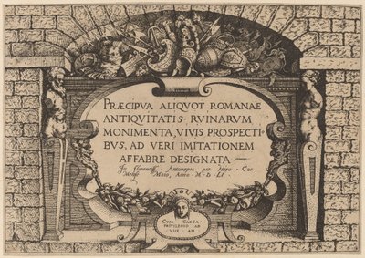 Strona tytułowa autorstwa Hieronymus Cock