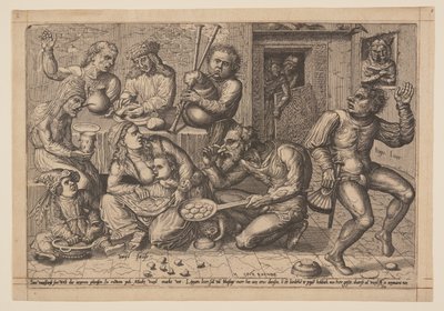 Vuyl Sause (brudny sos) autorstwa Hieronymus Cock