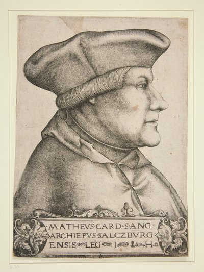 Matth?us Lang, kardynał-arcybiskup Salzburga autorstwa Hieronymus Hopfer