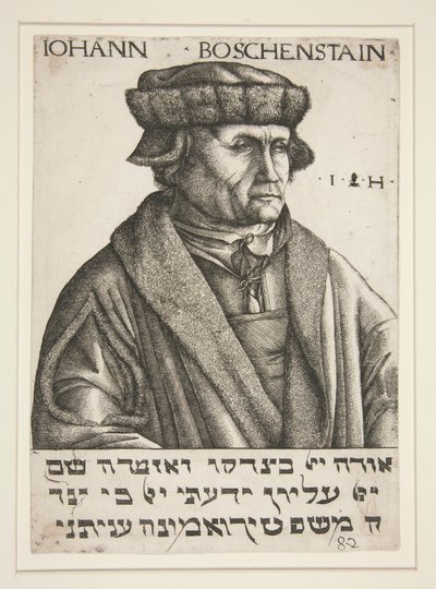 Portret Johanna B?schensteina autorstwa Hieronymus Hopfer