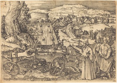 Wielka armata autorstwa Hieronymus Hopfer after Albrecht Dürer