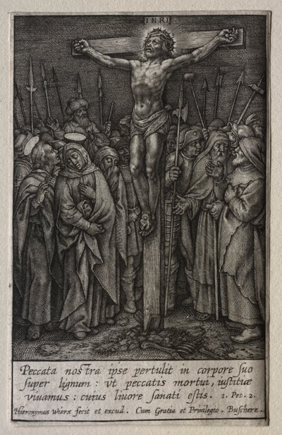 Pasja: Ukrzyżowanie. autorstwa Hieronymus or Jerome Wierix