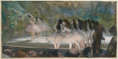 Balet w paryskiej operze autorstwa Hilaire Germain Edgar Degas