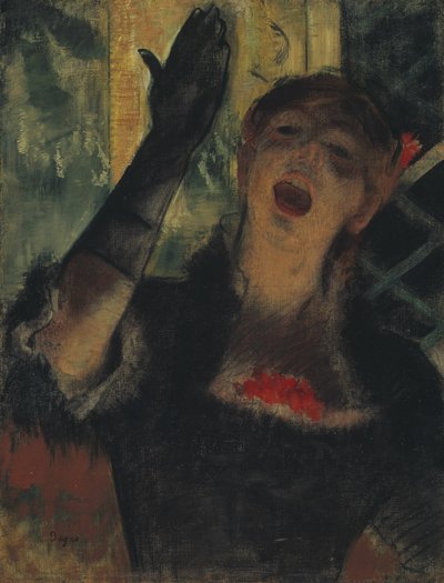 Café Singer autorstwa Hilaire Germain Edgar Degas