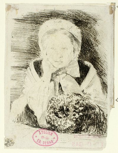 Marguerite Degas, siostra artysty autorstwa Hilaire Germain Edgar Degas