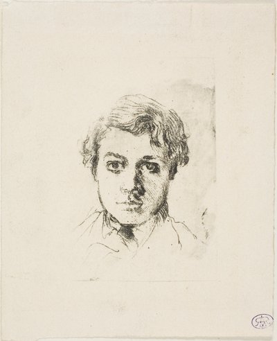 René De Gas, brat artysty autorstwa Hilaire Germain Edgar Degas