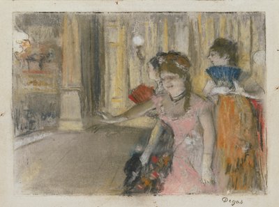 Piosenkarze na scenie autorstwa Hilaire Germain Edgar Degas