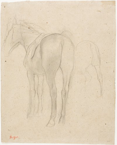 Badania konia autorstwa Hilaire Germain Edgar Degas