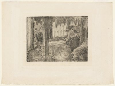 The Laundresses autorstwa Hilaire Germain Edgar Degas