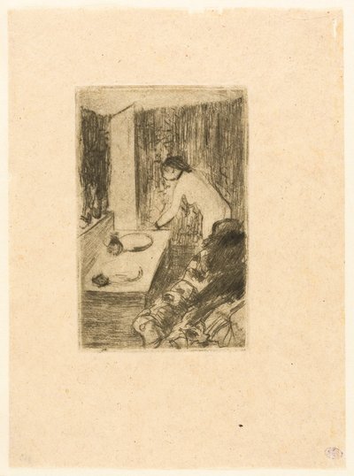 Mała przebieralnia autorstwa Hilaire Germain Edgar Degas