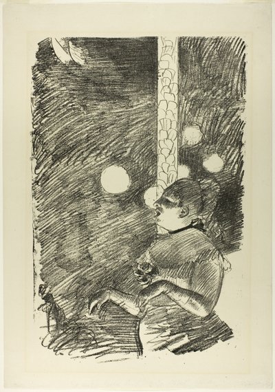Pieśń psa autorstwa Hilaire Germain Edgar Degas