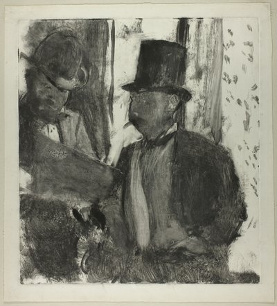Dwóch koneserów autorstwa Hilaire Germain Edgar Degas
