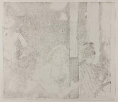 Kobiety przed kawiarnią, wieczór autorstwa Hilaire Germain Edgar Degas
