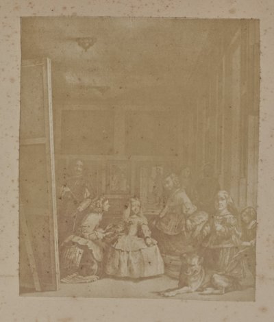[Grafika przedstawiająca "Las Meninas" Velazqueza]. autorstwa Hill and Adamson