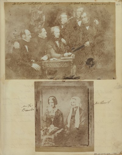 Portret grupowy. autorstwa Hill and Adamson