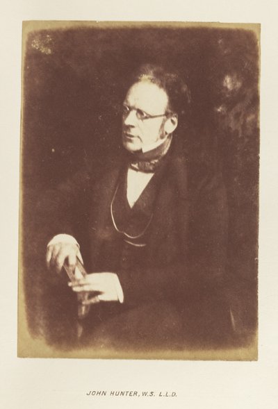 [John Hunter, W.S. L.L.D.]. autorstwa Hill and Adamson