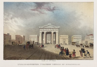 Stacja Euston, Londyn autorstwa Hilmar Johannes after Backer