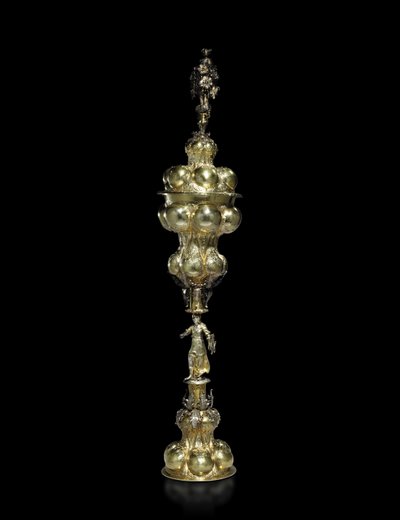 Medingen Minerva Cup, ok.1650 (srebro i srebro) autorstwa Hinrich Ohmssen