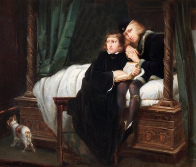Książęta w wieży autorstwa Hippolyte (1797-1856) (after) Delaroche