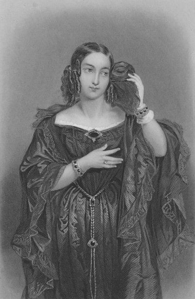 Sontag, Anna (grafika) autorstwa Hippolyte Delaroche