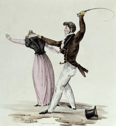Sztuka czynienia siebie kochanym przez żonę, ok. 1825 r. autorstwa Hippolyte