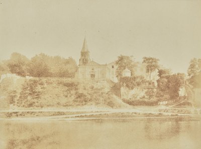 [Kościół i Chatêau w Saint-Ouen]. autorstwa Hippolyte Bayard