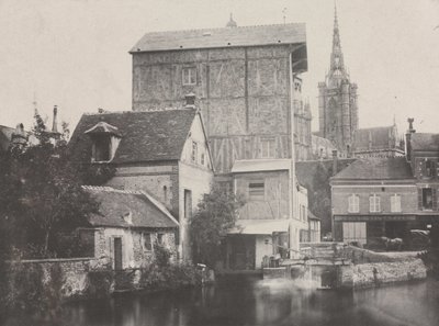 Widok na Evreux autorstwa Hippolyte Bayard