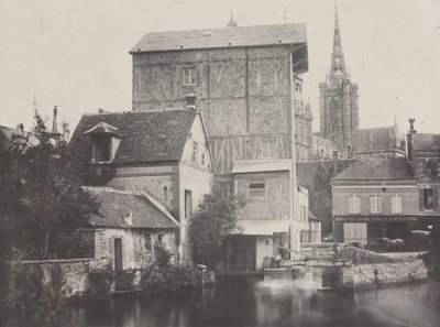 Widok Évreux, 1850. autorstwa Hippolyte Bayard