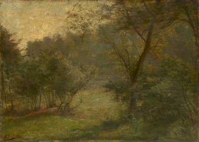Widok na las autorstwa Hippolyte Boulenger