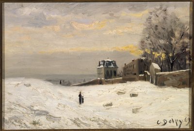 Śnieg na Montmartre autorstwa Hippolyte Camille Delpy