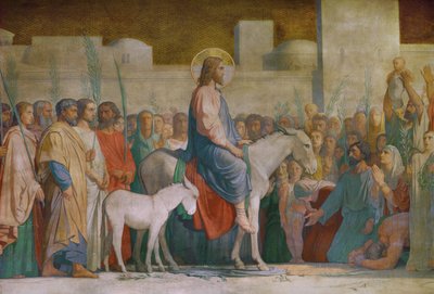 Wjazd Chrystusa do Jerozolimy ... autorstwa Hippolyte Flandrin