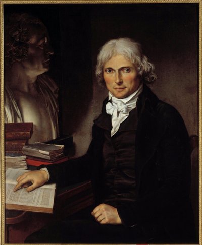 Portret doktora Marie Francois Xavier Bichat (1771-1802). Obraz Pierre-Maximiliena Delafontaine