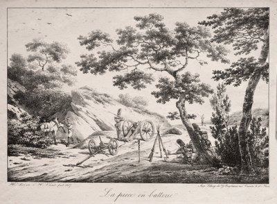 Kanon gotowy do strzału autorstwa Hippolyte Lecomte
