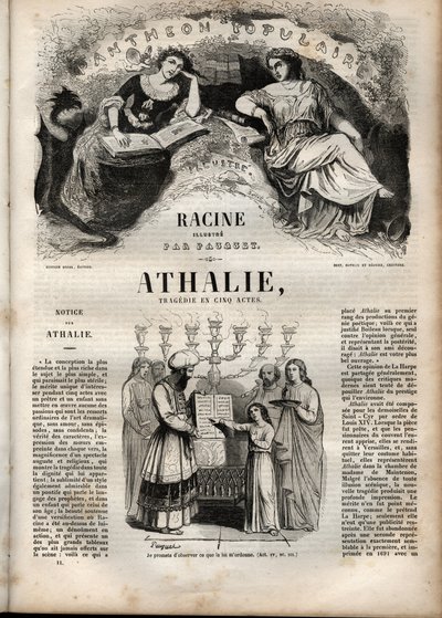 Tragedia Athalie Jeana Racine