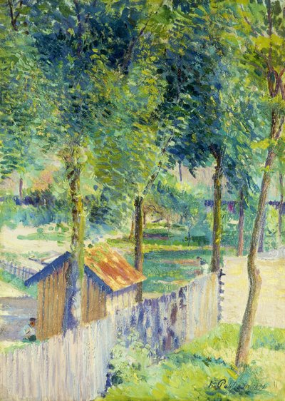 W ogrodzie; W ogrodzie, 1899 autorstwa Hippolyte Petitjean