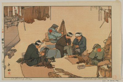 Wiosenny dzień, epoka Showa autorstwa Hiroshi Yoshida