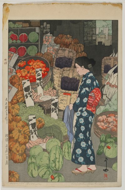 Honest Grocery, Taisho era autorstwa Hiroshi Yoshida