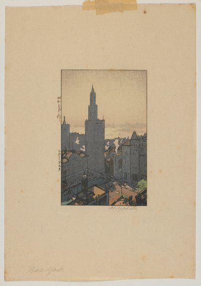 Nowy Jork, era Showa autorstwa Hiroshi Yoshida
