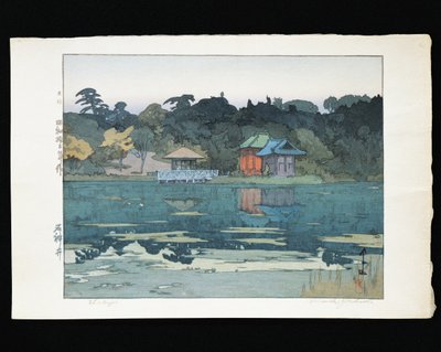 Świątynie na nabrzeżu autorstwa Hiroshi Yoshida