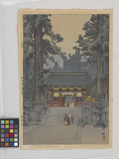 Sanktuarium Toshoyu autorstwa Hiroshi Yoshida