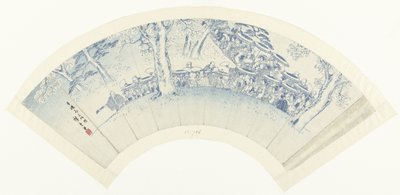 Szkic podziwiania kwiatów przez domy przyjemności Seiro hanami ryakuzu (tytuł na obiekcie) autorstwa Hiroshige (I) , Utagawa