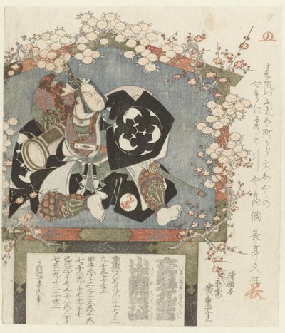 Wotum z portretem Bandô Mitsugorô III autorstwa Hiroshige (I) , Utagawa