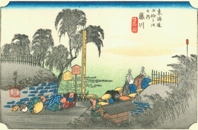Fujikawa autorstwa Hiroshige