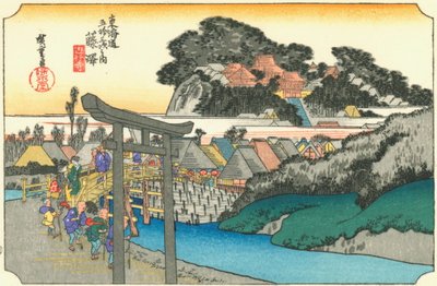 Fujisawa autorstwa Hiroshige