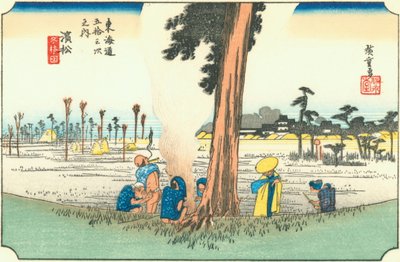 Hamamatsu autorstwa Hiroshige
